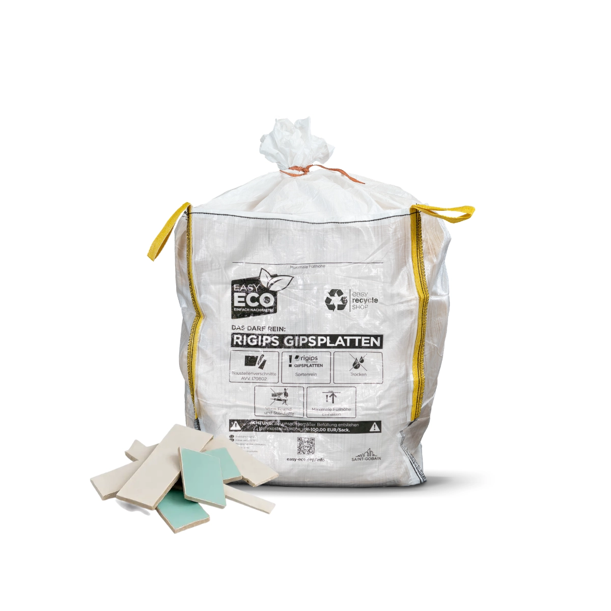 Big Bag für Gipskartonplattenverschnitte