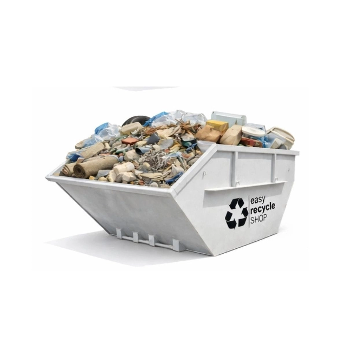 Container für schwer-sortierbaren Baumischabfall