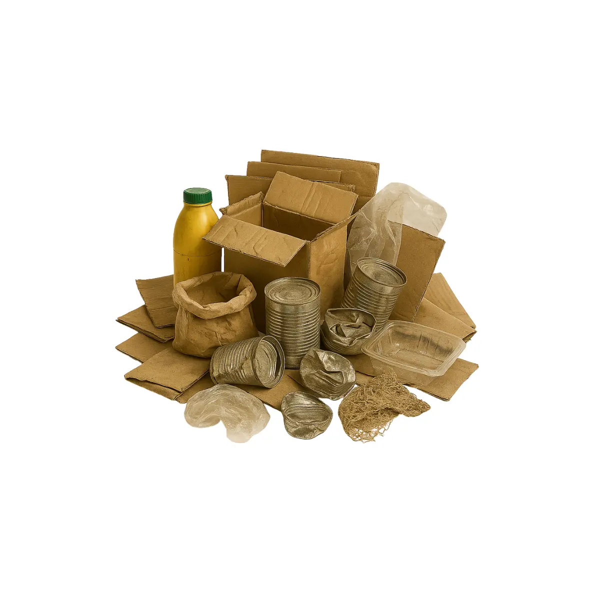 Tonne für gemischte Verpackungen – zuverlässige und umweltgerechte Entsorgung von verschiedensten Verpackungsabfällen mit easy recycle SHOP.