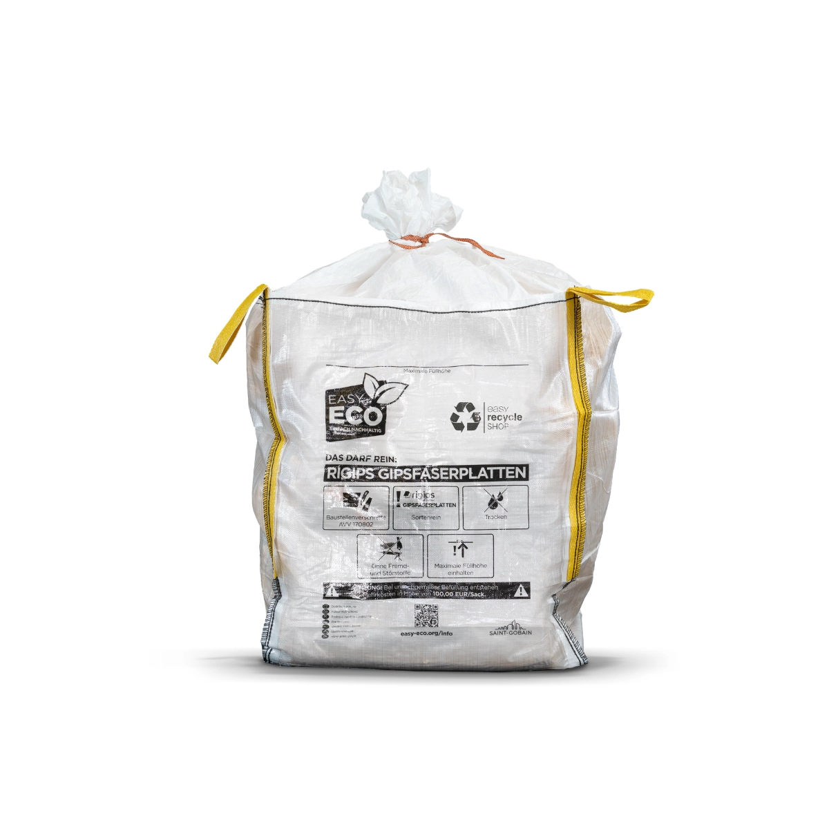 Big Bag für Gipskartonplattenverschnitte