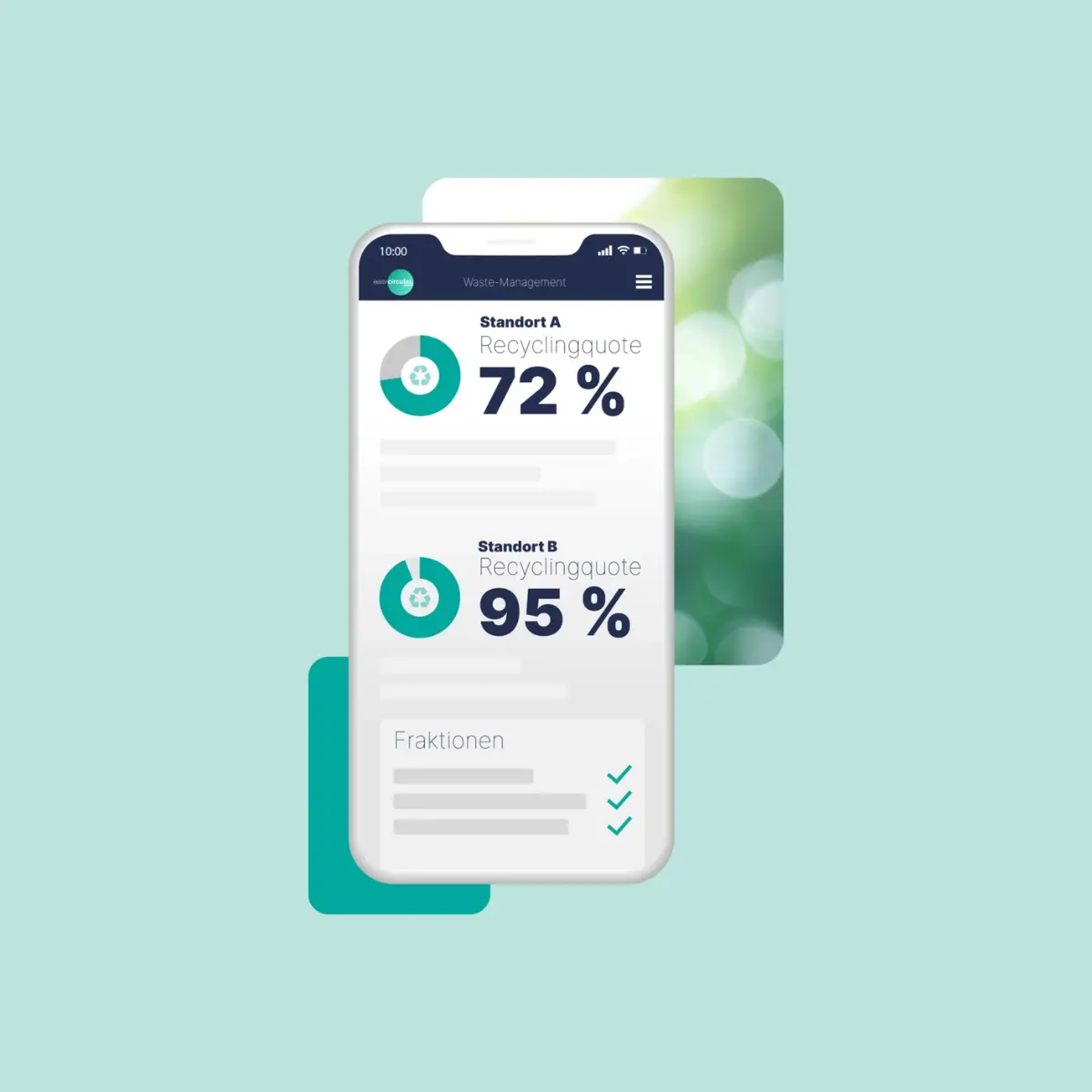 Waste L zero waste Beratung, Waste S-M inklusive mit easy recycle