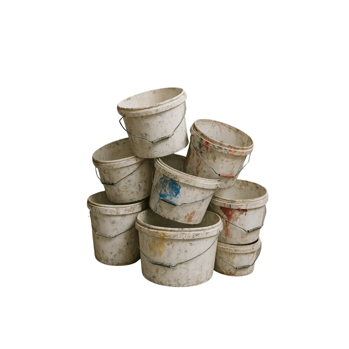 Leere Malereimer – Bundesweite Entsorgung von Farbeimern mit easy recycle SHOP